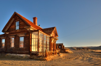 Cain House During a Winter Sunrise