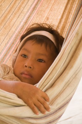 A Cofan Child, Cuyabeno Reserve, Amazon, Ecuador