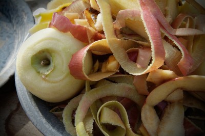 Apple Peelings at a Historic Reenactment in Coloma, California