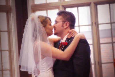 Bride and Groom Kiss, Colorado