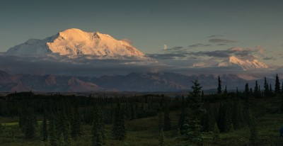 Denali moonrise