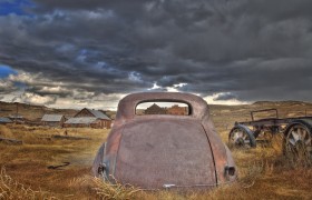 Old Car and Approaching Storm, Bodie