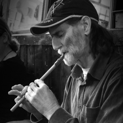 Pennywhistle Player, Irish Pub, Dublin