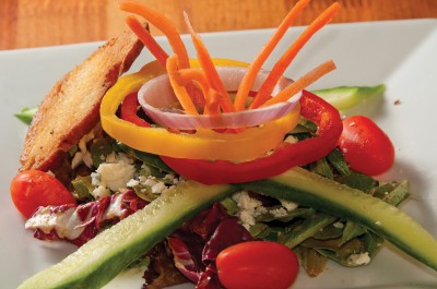 Restaurant Salad, Lotus, California