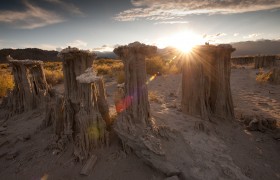 Sunset and Sand Tufas, Mono Lake