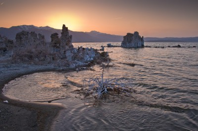 Sunset and Tufas, Mono Lake