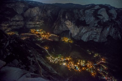Yosemite Valley at Night